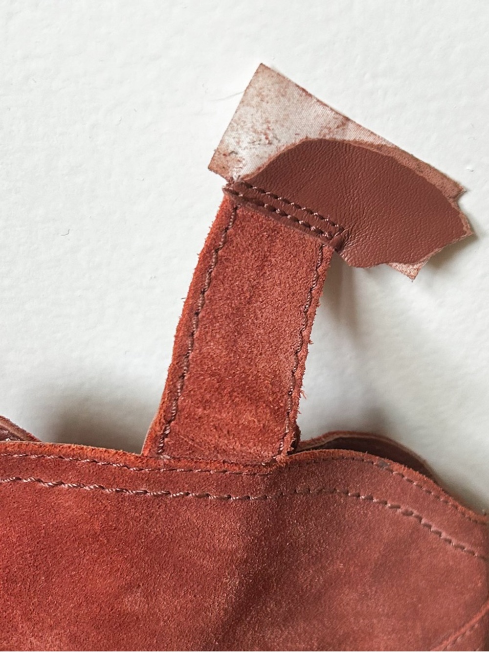 Boden Allendale Suede Ankle Boots in Red Oak, size 39 - Picture 8 of 8